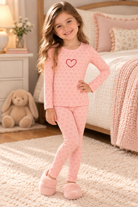 Bonbee Boys Girls Rubber Detail Cotton Pajamas - WL26031P