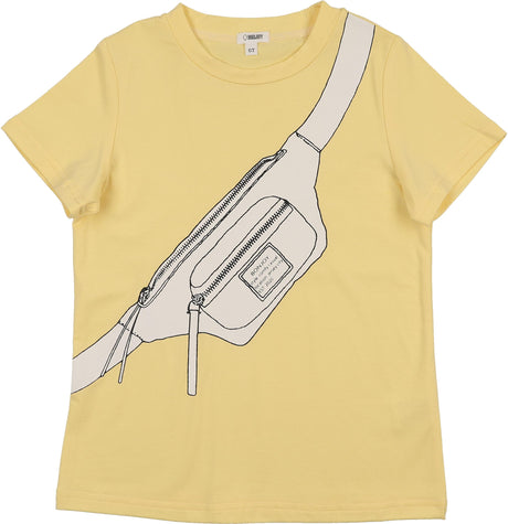 Bonjoy Boys Printed Fanny Pack Short Sleeve T-shirt - BTSS26052BT