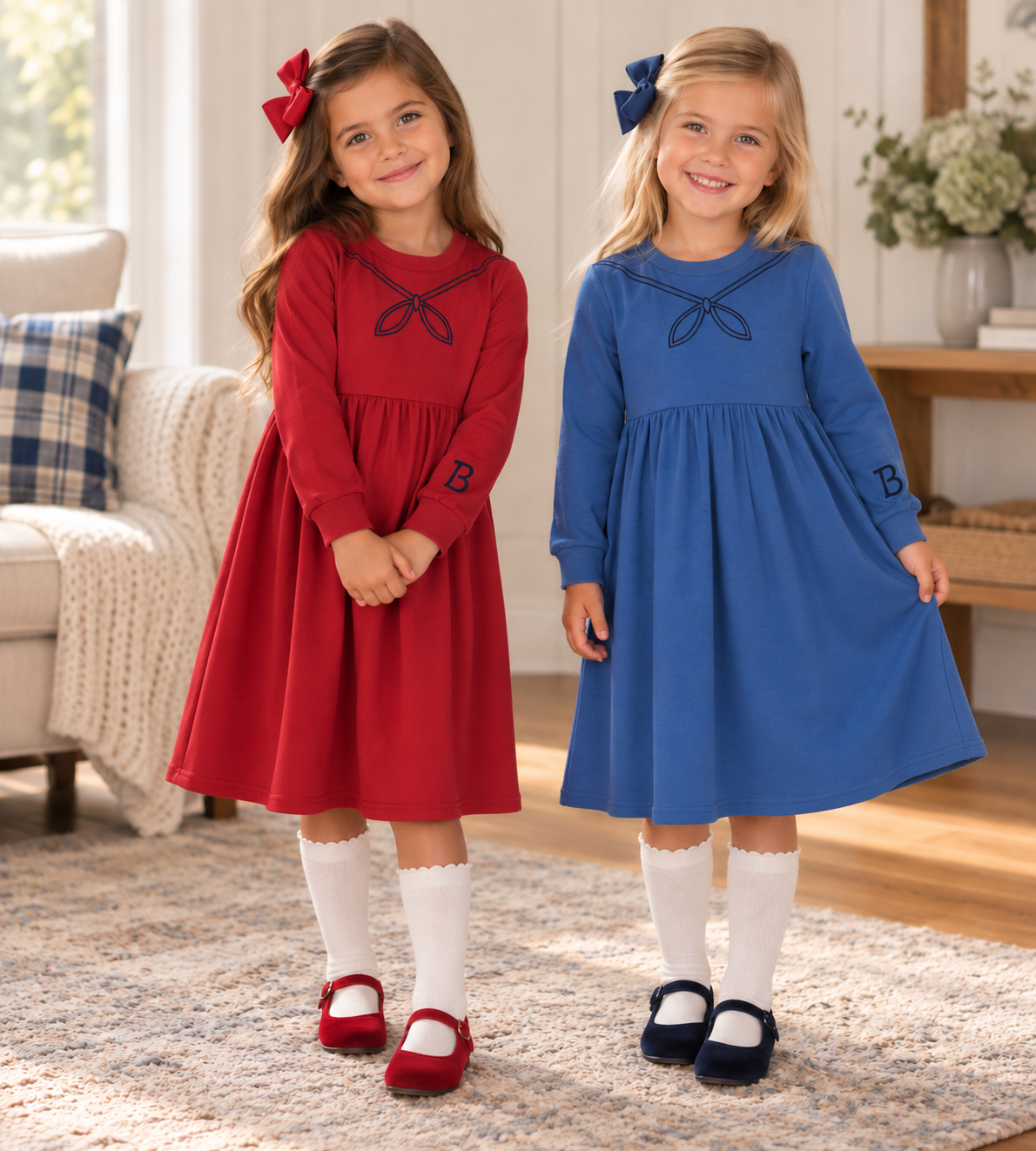 Bonjoy Girls Sailor Dress - TW26001D
