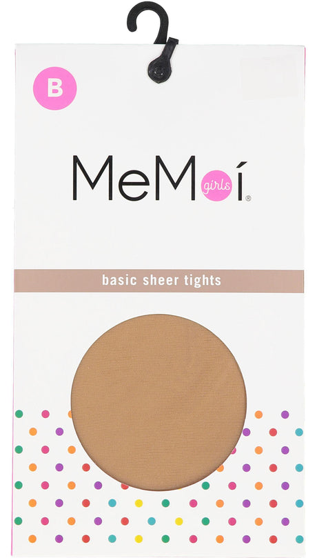 Memoi Girls Basic Sheer 30 Denier Tights Pantyhose - MK-303