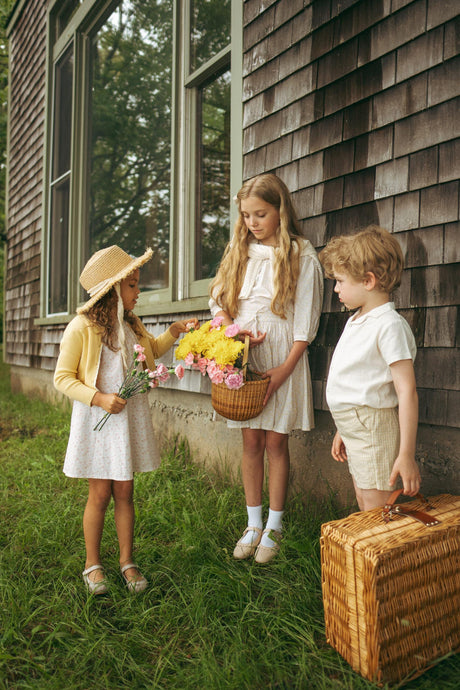 Analogie by Lil Legs Sunny Blossoms Collection Boys Dress Shorts - SBSH