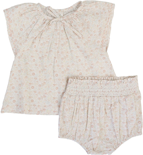 Analogie by Lil Legs Sunny Blossoms Collection Baby Girls Outfit Set - SBST