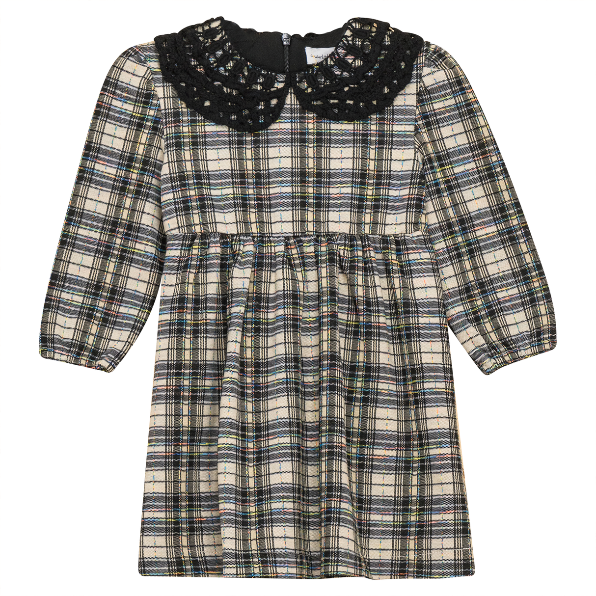 Charlotte & George Girls Plaid Dress - WB4CP7092D
