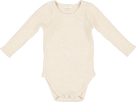 Lil Legs Knit Basic Collection Boys Girls Long Sleeve Crewneck Bodysuit Onesie