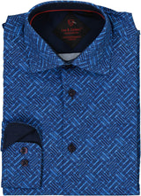 Leo & Zachary Boys Tech Stretch Long Sleeve Dress Shirt - TS505