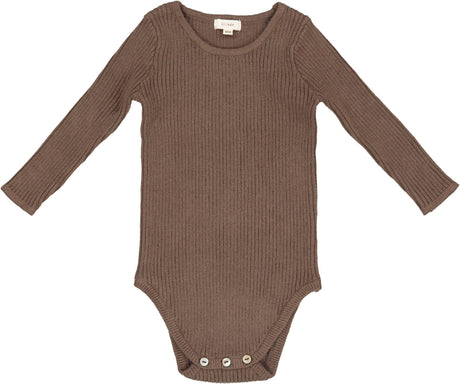 Lil Legs Knit Basic Collection Boys Girls Long Sleeve Crewneck Bodysuit Onesie