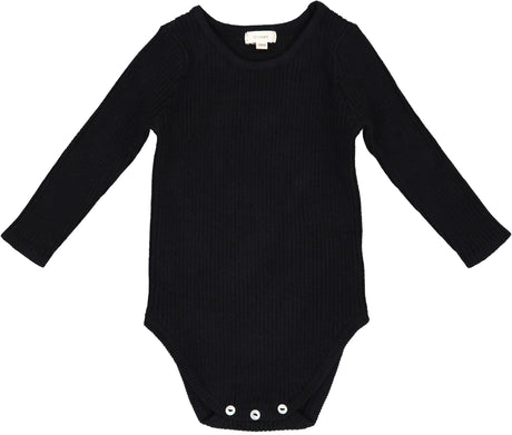 Lil Legs Knit Basic Collection Boys Girls Long Sleeve Crewneck Bodysuit Onesie