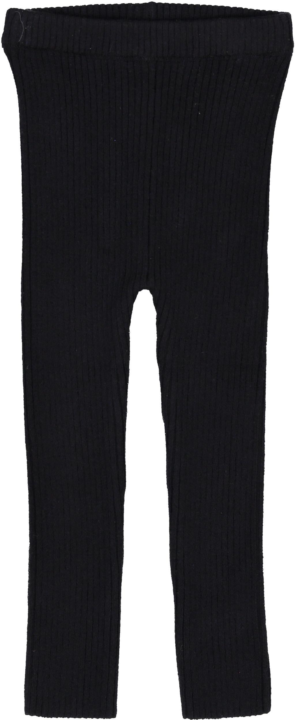 Lil leggs black knit pants hot sale