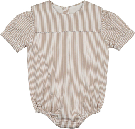 Bonjoy Baby Girls Sailor Stripe Romper - BTSS26014GR