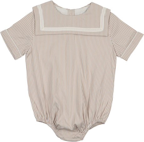 Bonjoy Baby Boys Sailor Stripe Romper - BTSS26014BR