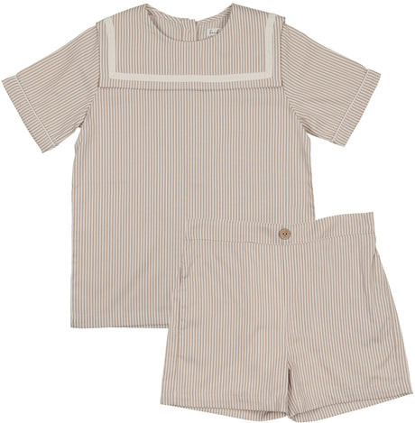 Bonjoy Baby Boys Sailor Stripe Outfit - BTSS26014SS
