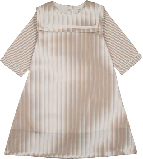 Bonjoy Girls Sailor Stripe Dress - BTSS26014D