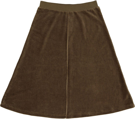 FYI Teens Ribbed Velour Skirt - WB1CPT4548S