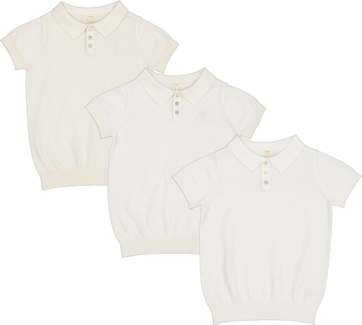 Analogie by Lil Legs Shabbos Knit Collection Boys Polo Short Sleeve Sweater - KCKPS/SSKP