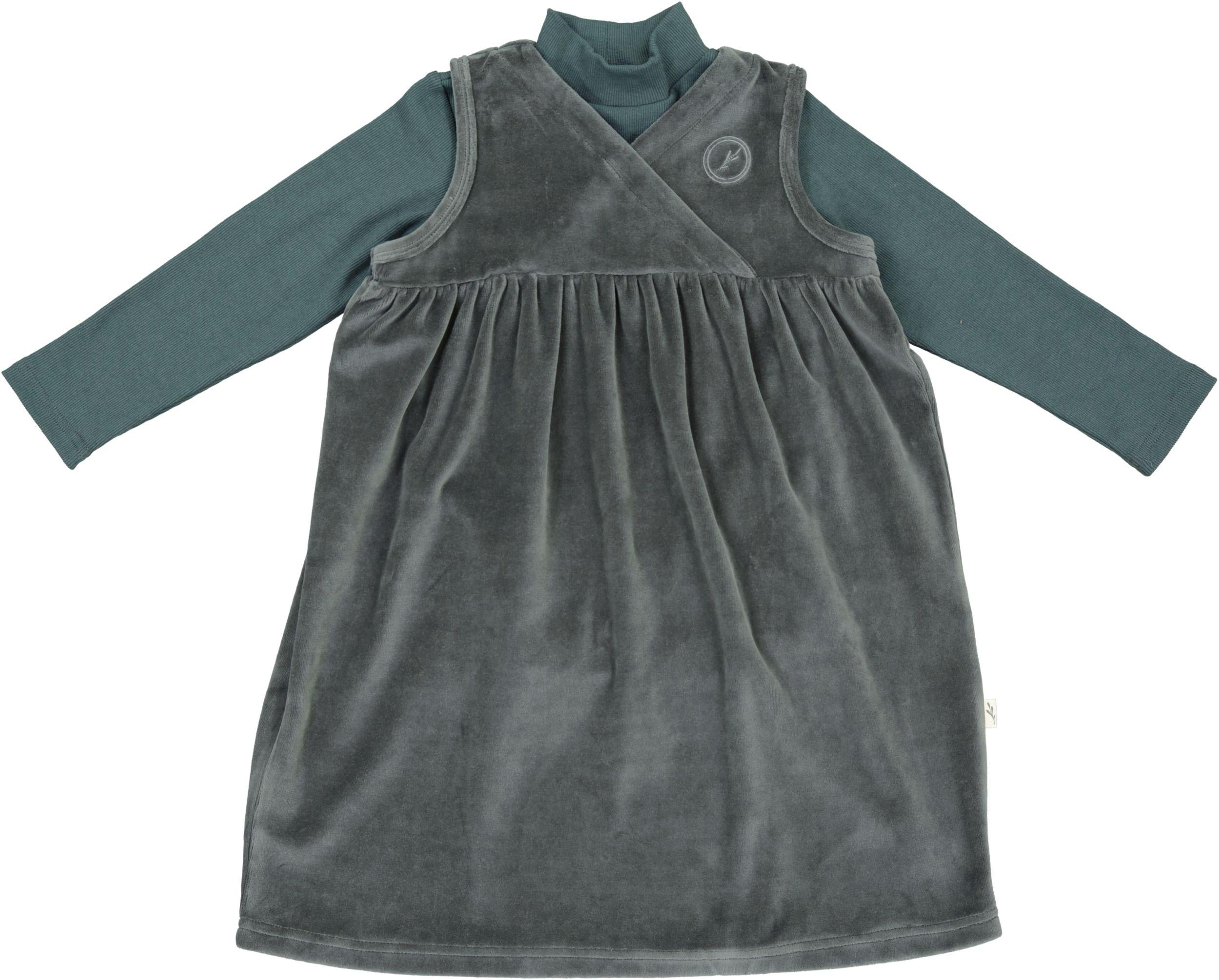Bondoux Bebe Girls Velour Jumper Outfit W24 222GD ShirtStop