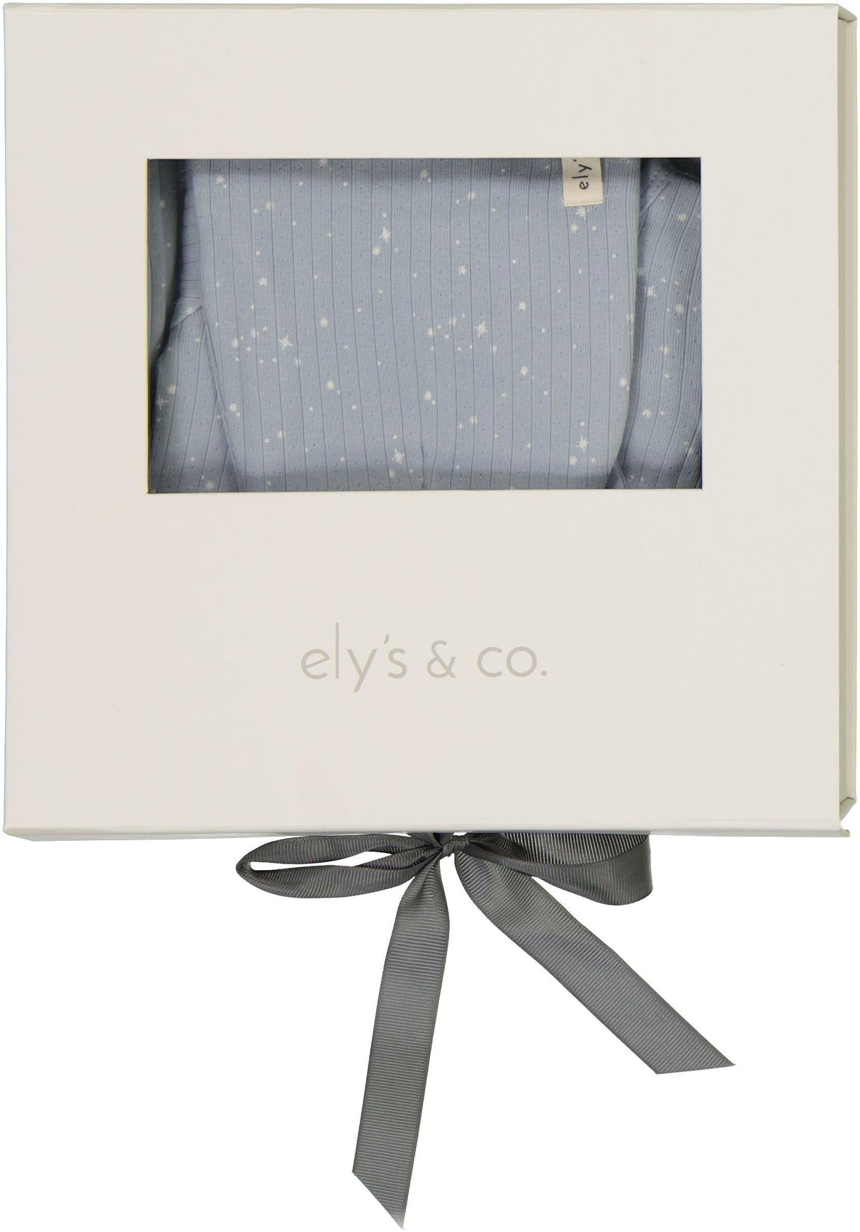 Ely's & Co Baby Boys Cotton Footie, Beanie & Blanket Gift Box Set  AW26-0015