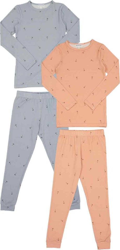 Bopop Boys Girls Cotton Pajamas - Floral