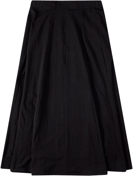 Memoi Girls Teens Pull On Flared Long Denim Skirt - MKC-130