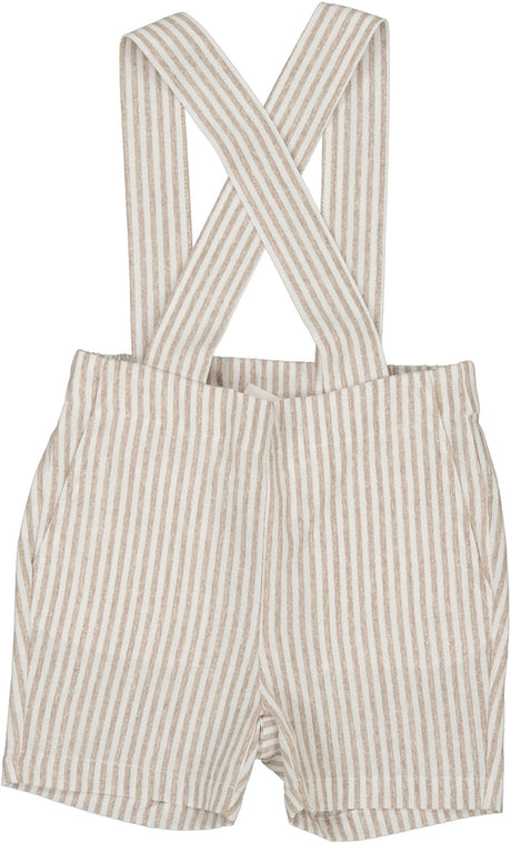 Pompomme Boys Striped Overall - 8568