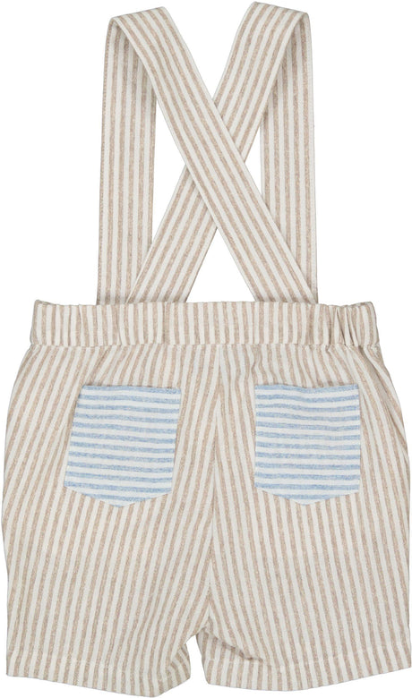 Pompomme Boys Striped Overall - 8568