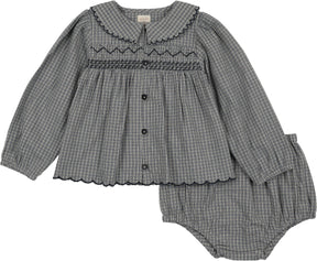 Dried Blue Plaid