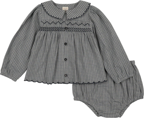 Dried Blue Plaid
