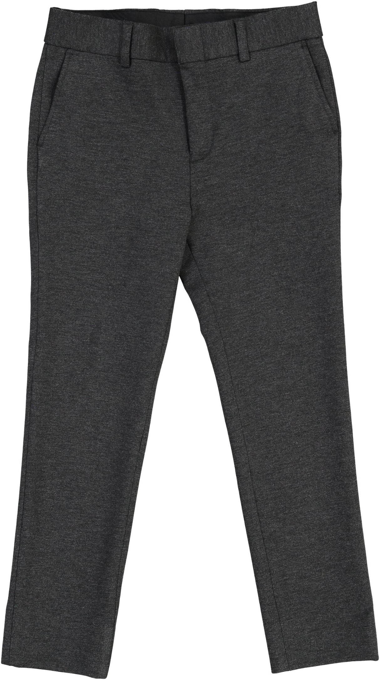 T.O. Collection Boys Charcoal Heather Soho Stretch Suit Separates - 9131-33