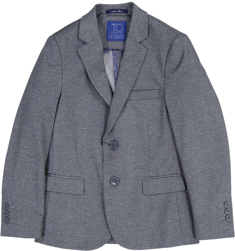 T.O. Collection Boys Gray Soho Stretch Suit Separates - 9131-4