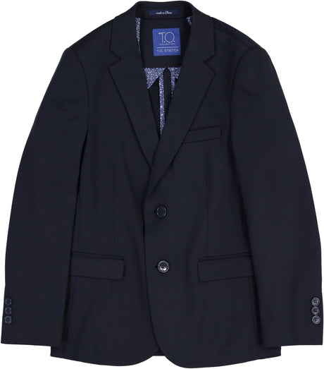 T.O. Collection Boys Navy Soho Stretch Suit Separates - 9131-2