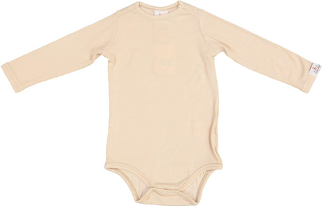 LandsKID Baby Boys Girls Unisex Long Sleeve Ribbed Modal Bodysuit - LK6