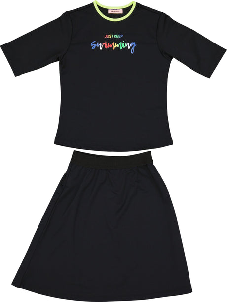 Child Play Girls Teens Just Keep Swimming Swim Outfit - 12-966