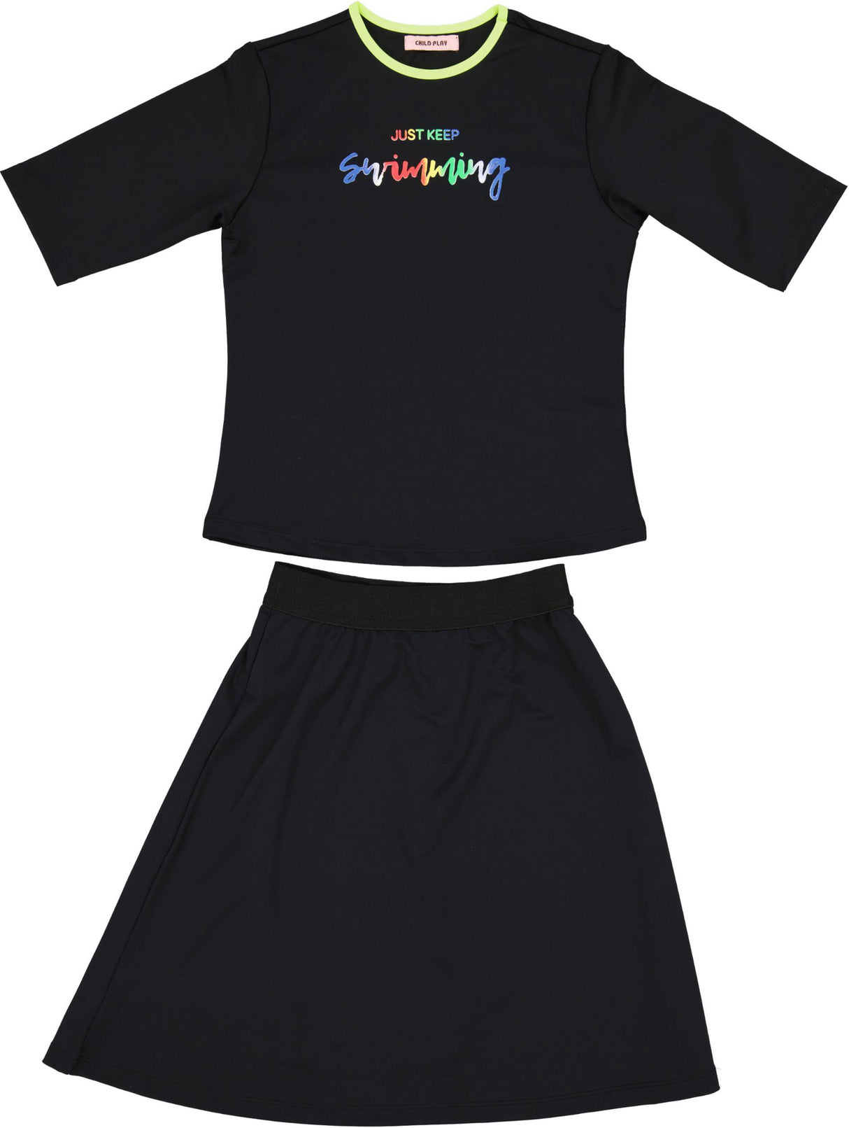 Child Play Girls Teens Just Keep Swimming Swim Outfit - 12-966