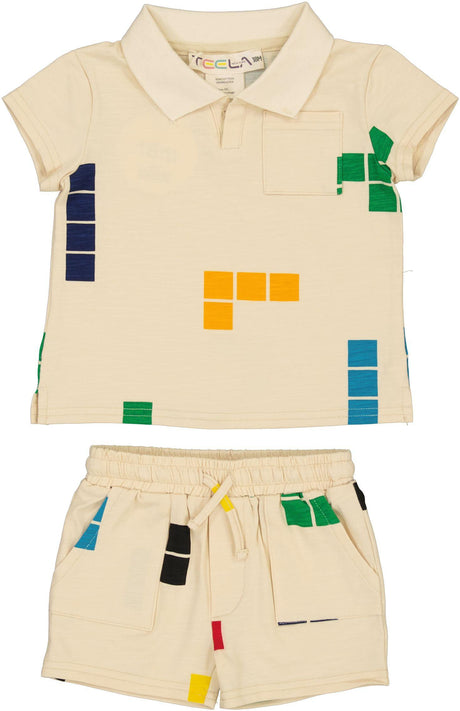 Teela Baby Boys Girls Tetris Outfit - 18-059