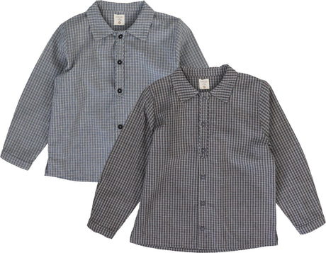 Analogie by Lil Legs Plaid Edition Collection Boys Long Sleeve Dress Shirt - AF26S533B