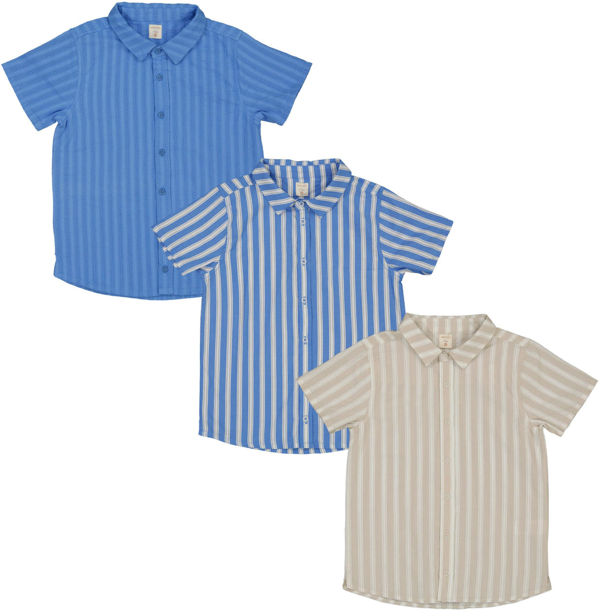 Analogie by Lil Legs Downtown Collection Boys Short Sleeve Dress Shirt - DBDSH