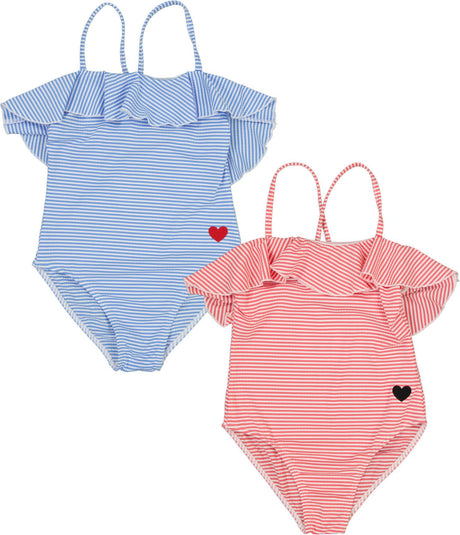 Child Play Girls SeerSucker Bathing Suit - 12-964