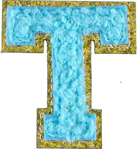 Letter T - Aqua