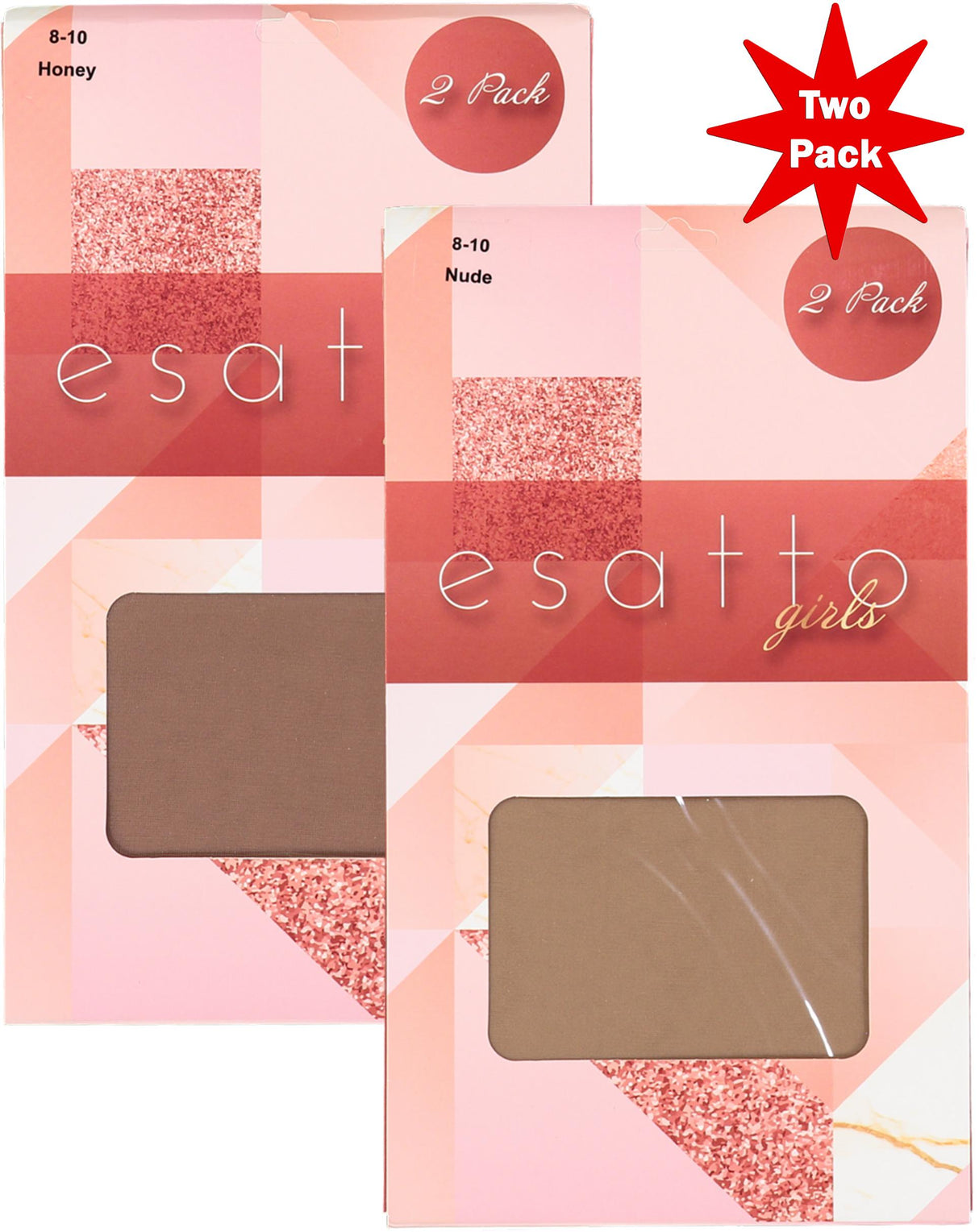 Esatto Girls Pantyhose 2 Pack - ES350