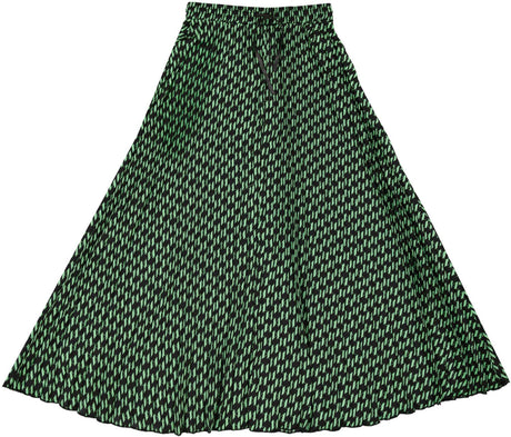 Ginger Teens Womens Accordian Pleated Maxi Skirt - SB3CPT4849
