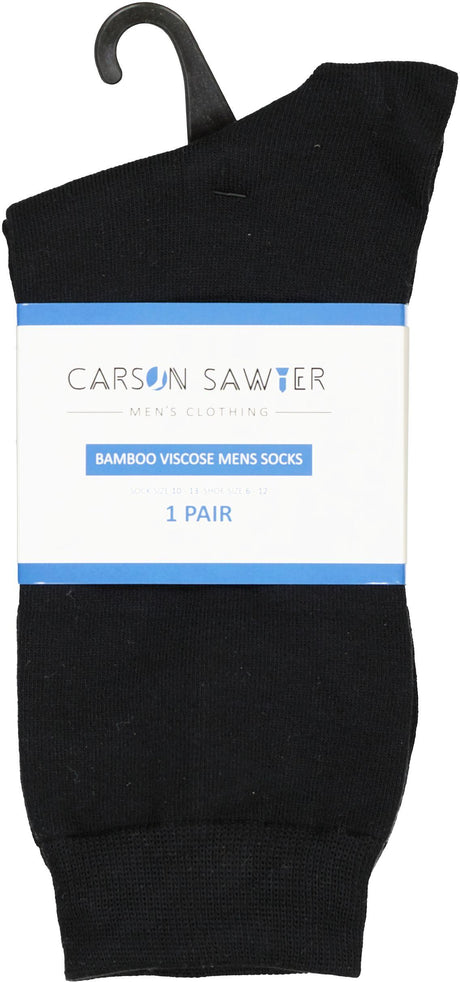 Carson Sawyer Mens Bamboo Viscose Dress Socks - CS110