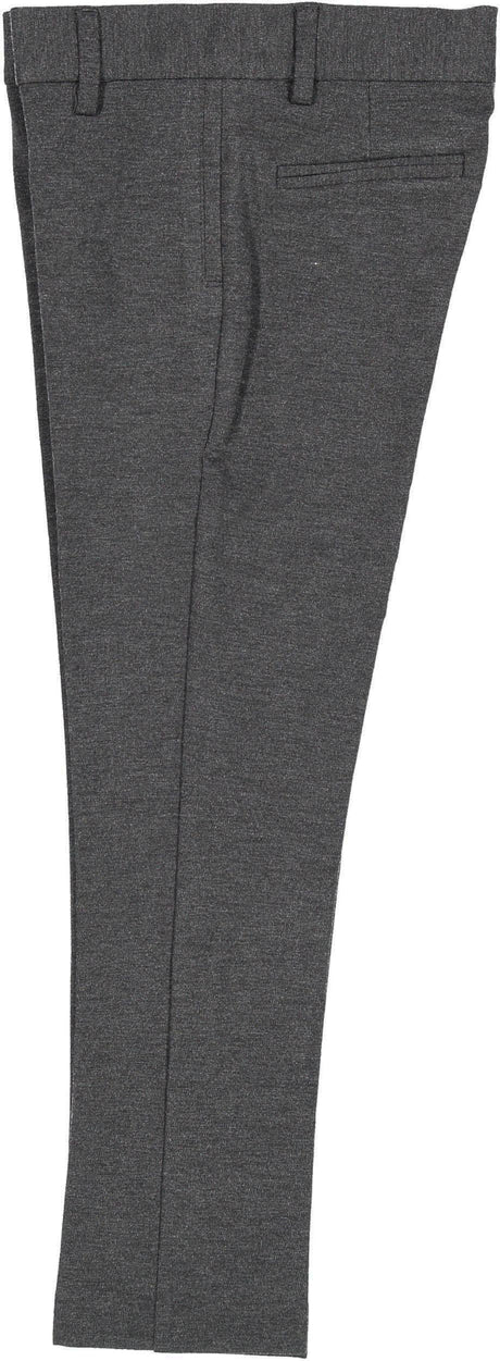 Mocha Noir Boys Stretch Dress Knit Pants - ASCP304(H)/ASCP305