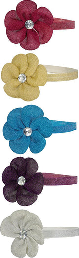 Expressions Baby Girls Sparkly Flower Headband - EXW1178