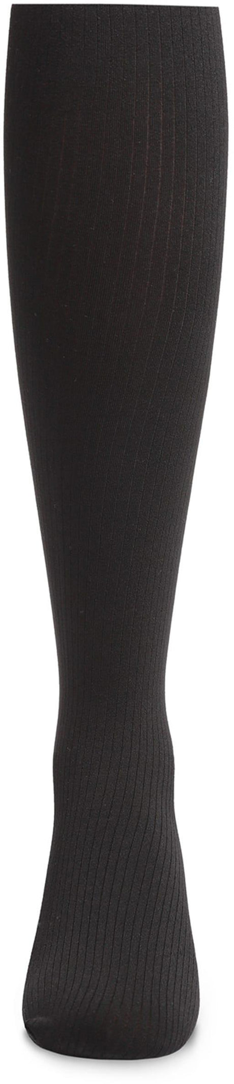 Memoi Girls Opaque Fine Ribbed Nylon Tights - MK-214