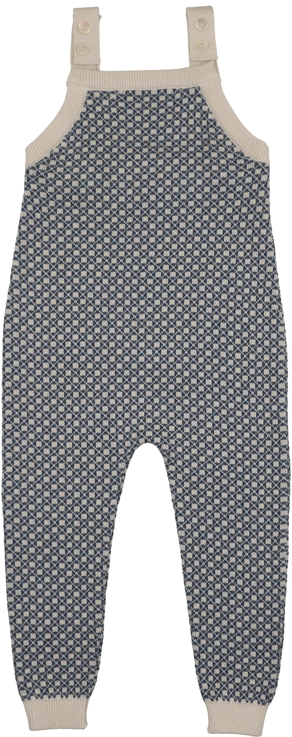 Dried Blue/Cream Print