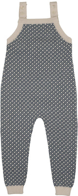 Dried Blue/Cream Print