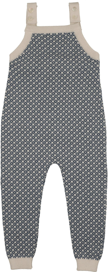 Dried Blue/Cream Print