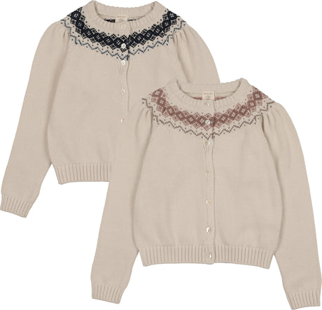 Analogie by Lil Legs Heirloom Knits Collection Girls Cardigan - AF26S516