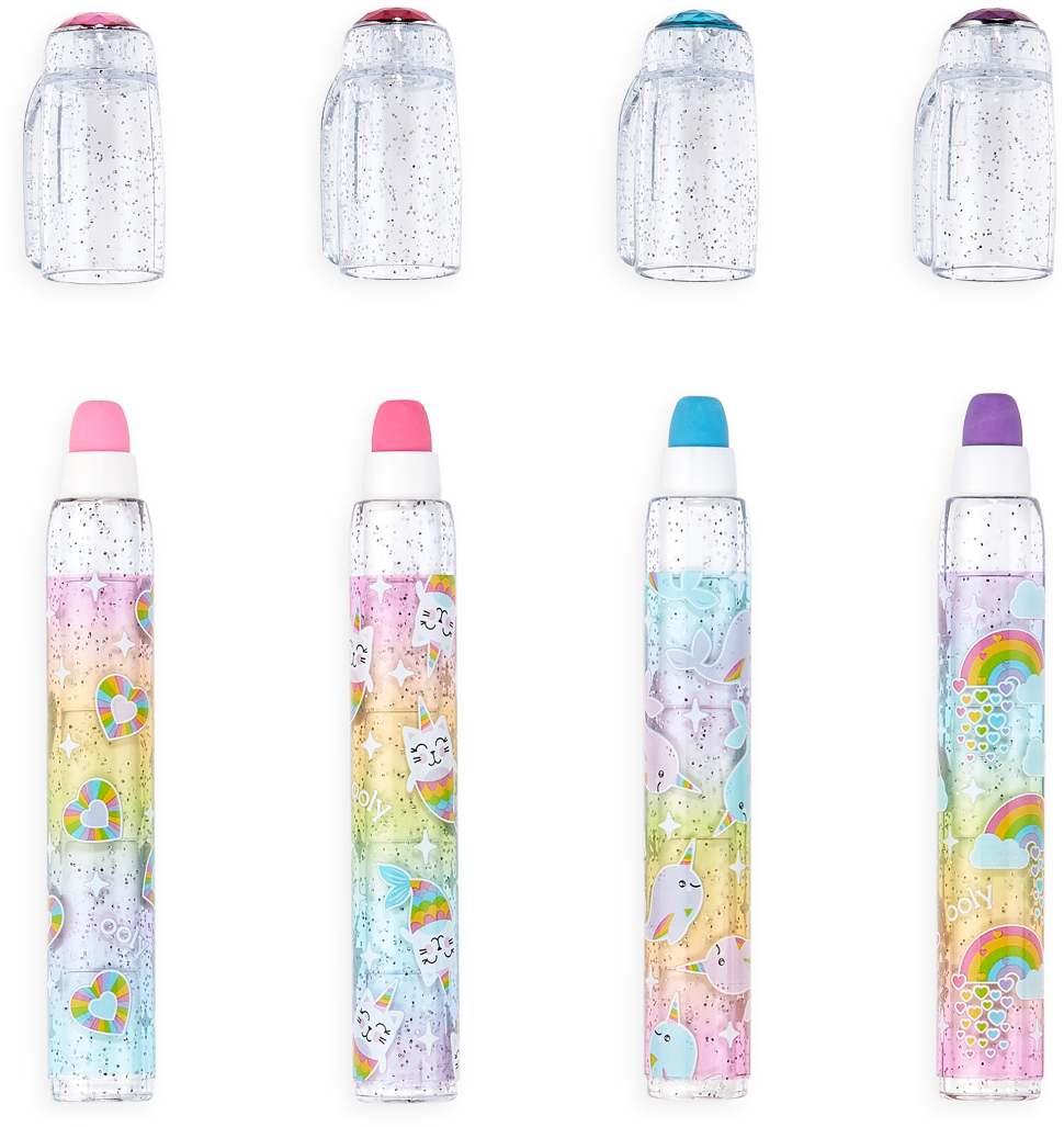 ooly Rainbow Glitter Gem Scented Eraser - 112-095
