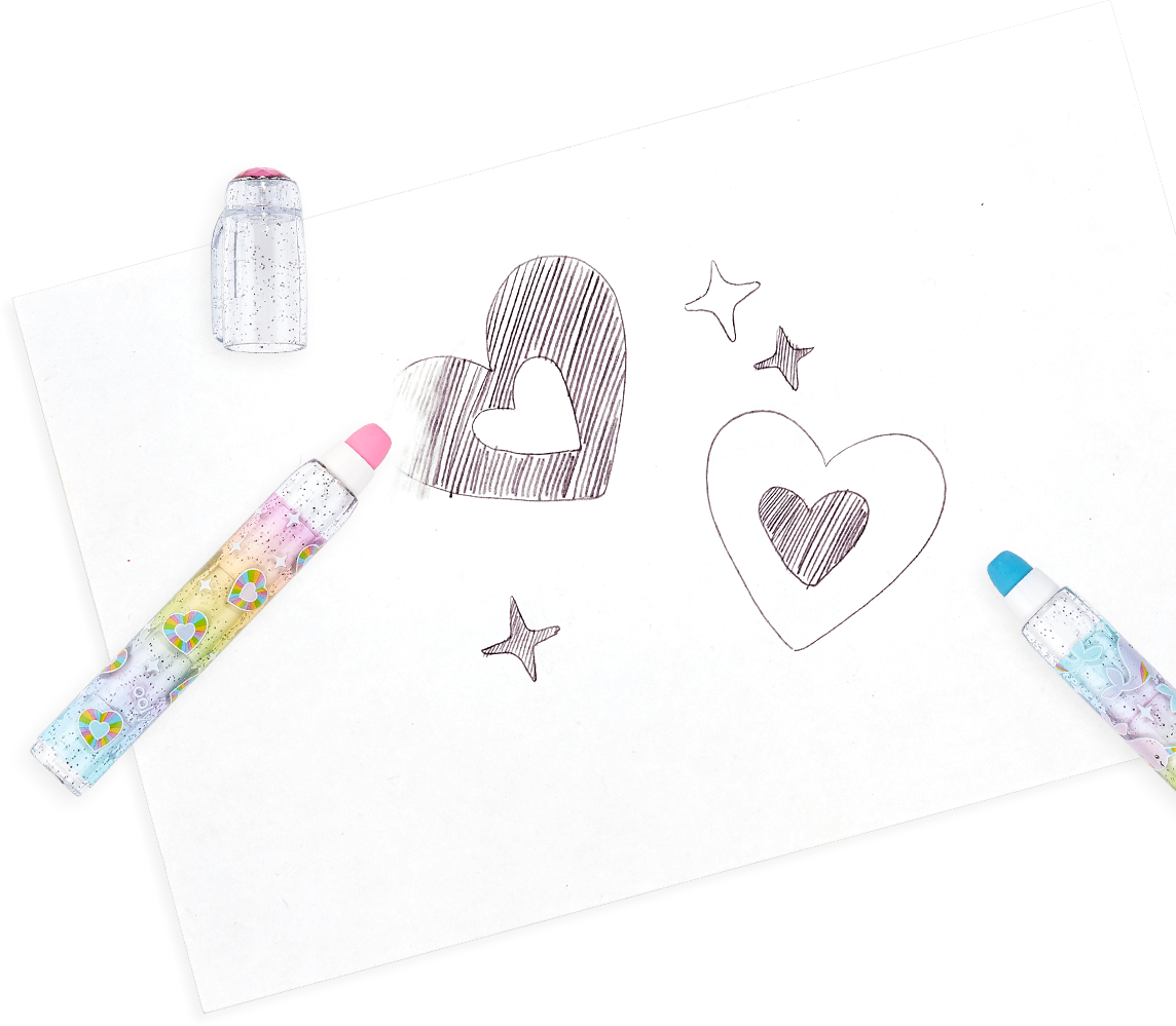 ooly Rainbow Glitter Gem Scented Eraser - 112-095