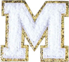 Letter M - White